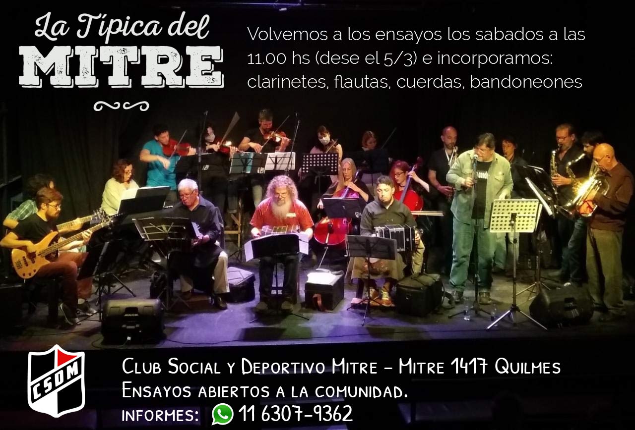 Orquesta TÃ­pica del Mitre ensayos abiertos